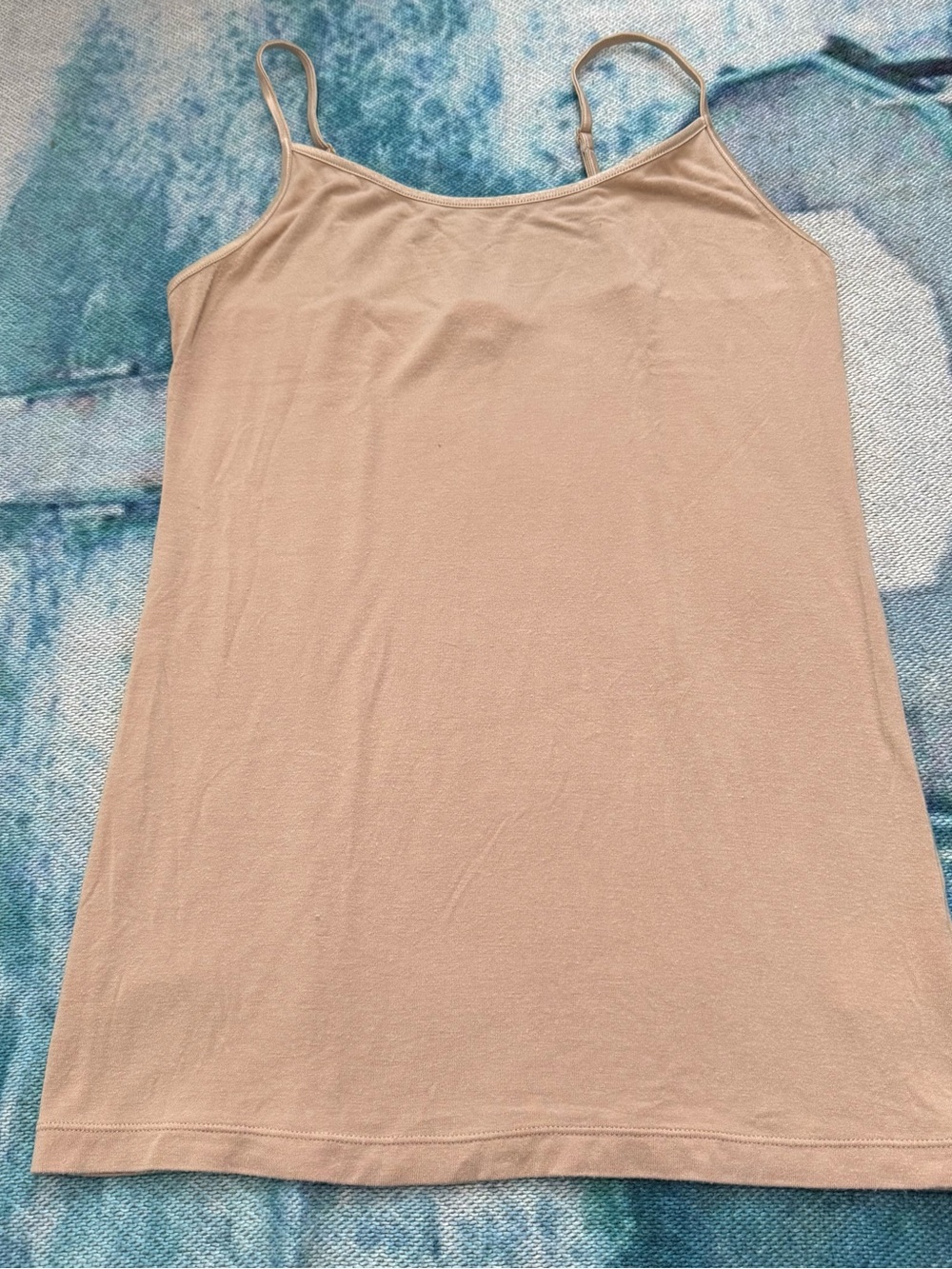 Cabi NWOT #768 Light Tan Color Cotton/Spandex Camisole Top Basic Cami Size M
